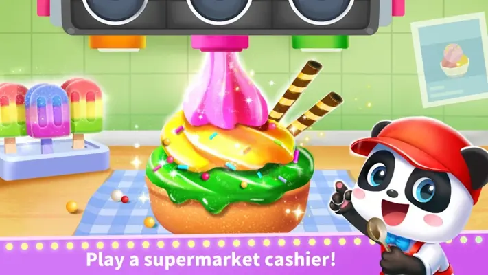 Baby Panda's Town Life android App screenshot 1